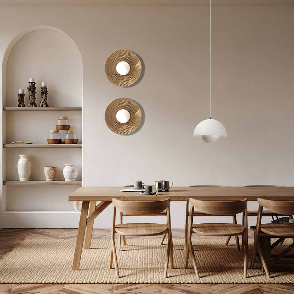 LED Flowerpot Pendant Light Fixture - Modern Hanging Lamp for Kitchen, Dining Room & Living Room Decor