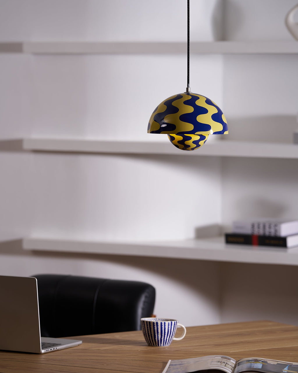 LED Flowerpot Pendant Light Fixture - Modern Hanging Lamp for Kitchen, Dining Room & Living Room Decor