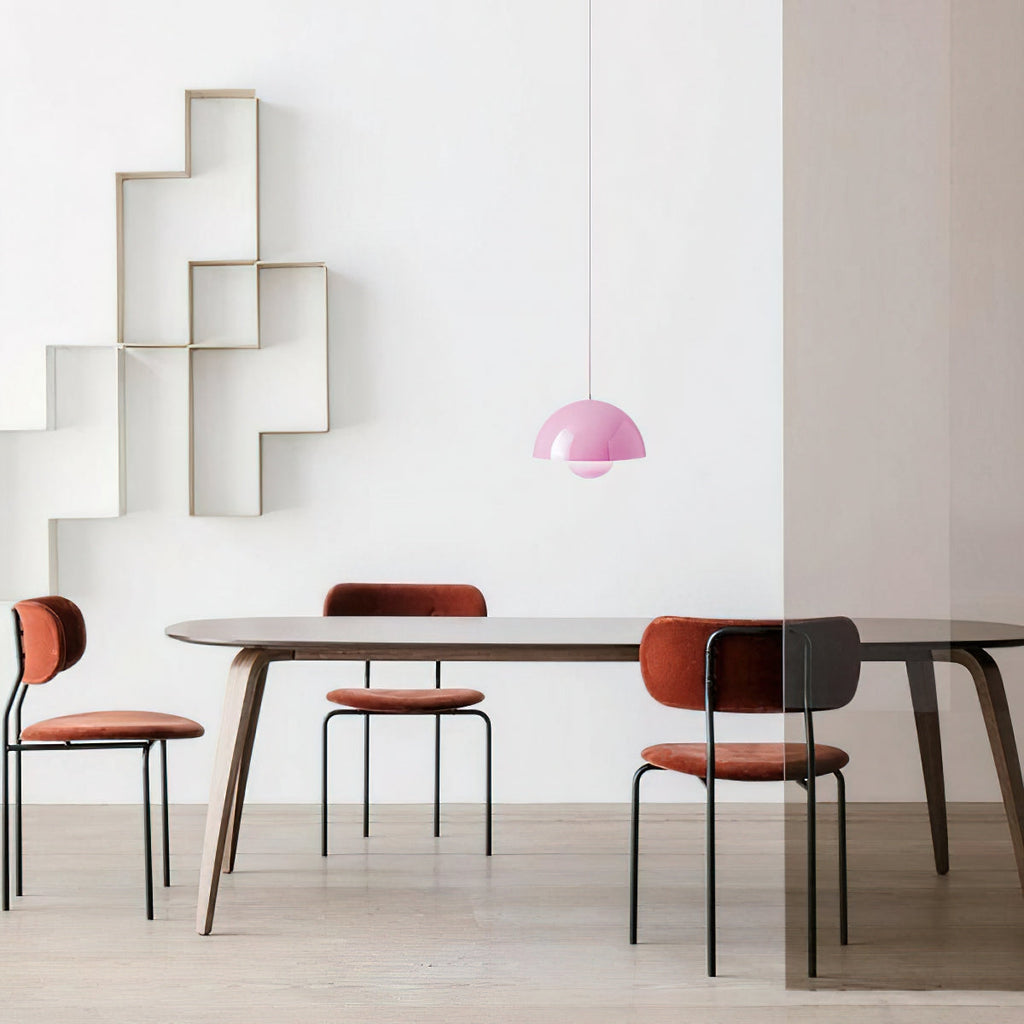 LED Flowerpot Pendant Light Fixture - Modern Hanging Lamp for Kitchen, Dining Room & Living Room Decor