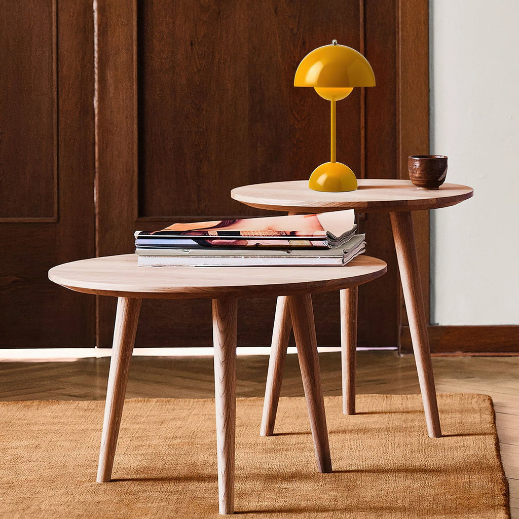 Flowerpot Portable Table Lamp with Adjustable Brightness for Bedroom, Living Room & Office Use