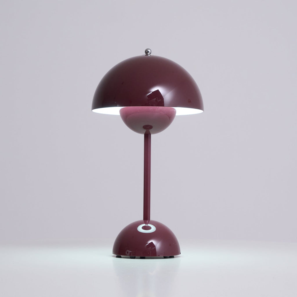 Flowerpot Portable Table Lamp with Adjustable Brightness for Bedroom, Living Room & Office Use