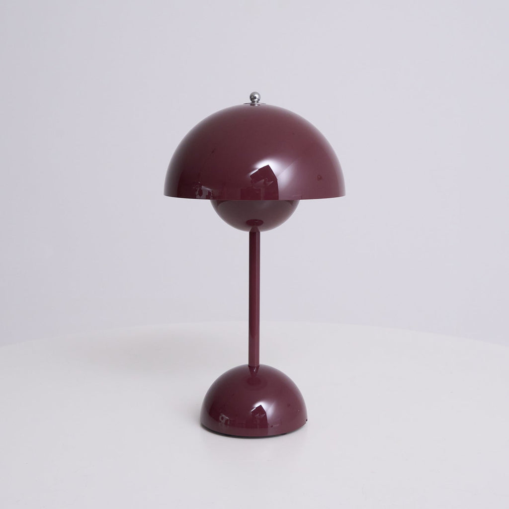 Flowerpot Portable Table Lamp with Adjustable Brightness for Bedroom, Living Room & Office Use