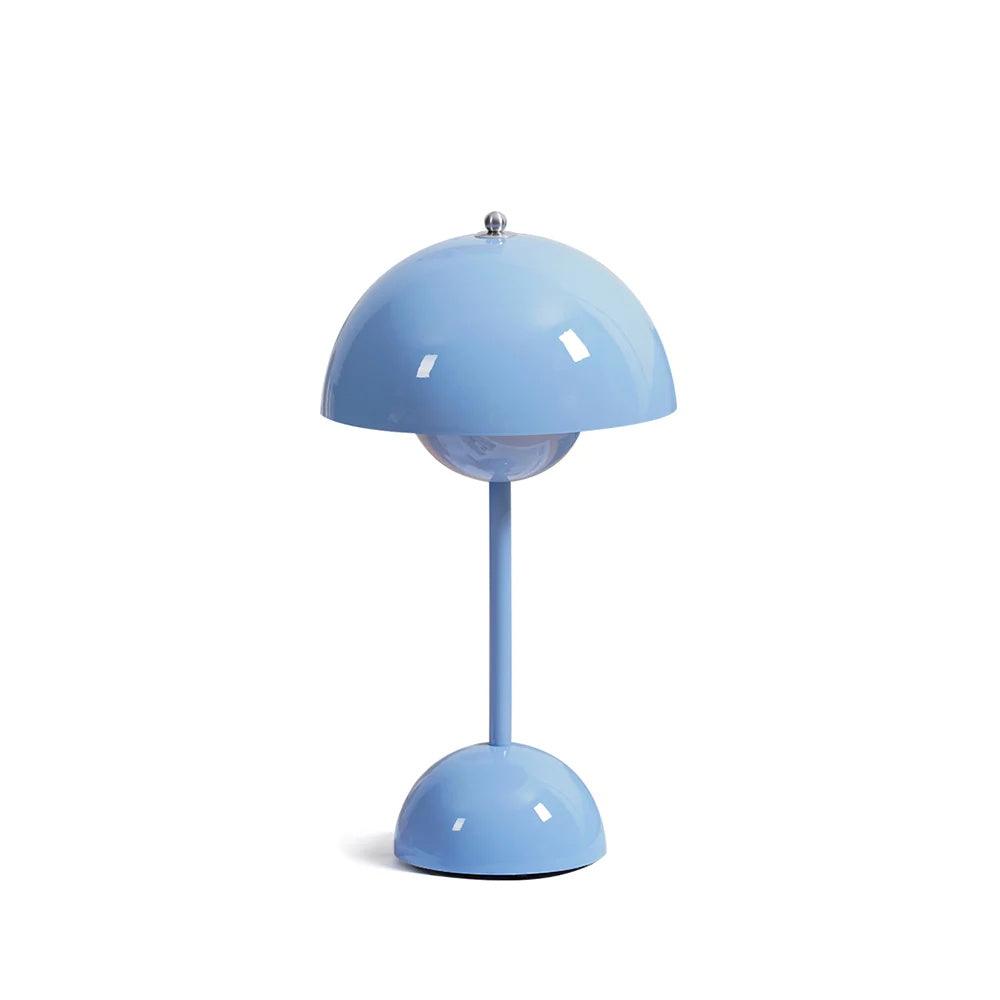 Flowerpot Portable Table Lamp with Adjustable Brightness for Bedroom, Living Room & Office Use