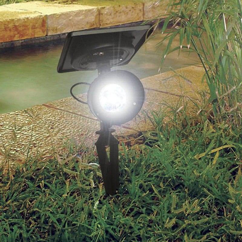 Solar Spot Light - High Intensity LED with Warm or Bright White Options for Outdoor Lighting & Garden Illumination