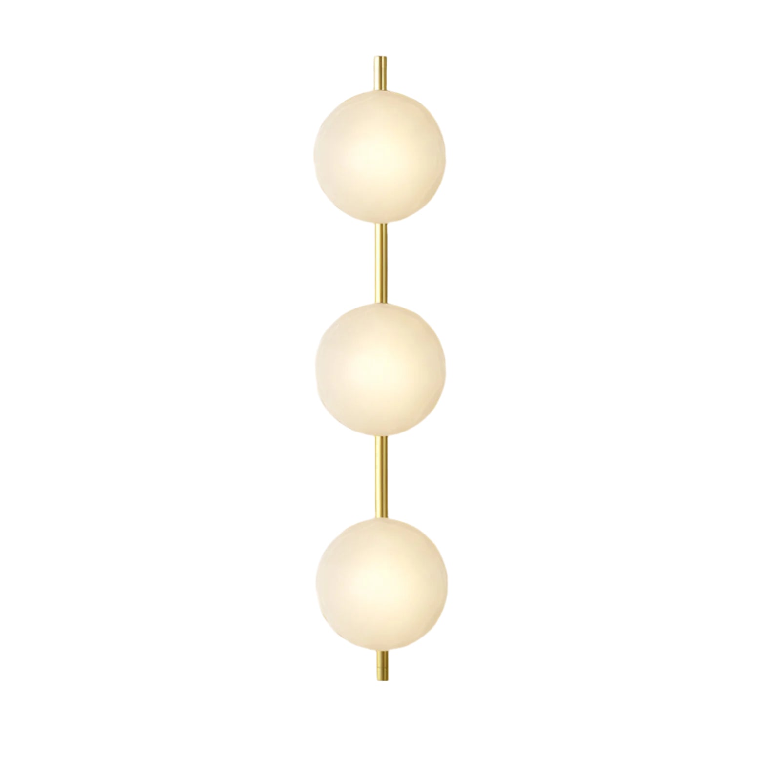Glass Wall Sconce Light with Nordic Round Design for Bedroom, Living Room & Hallway Accent Lighting