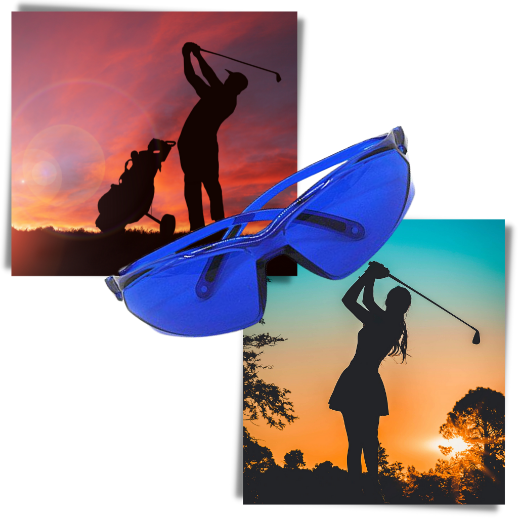 Professional Golf Ball Finder Glasses | Sports Sunglasses for Accurate Ball Detection