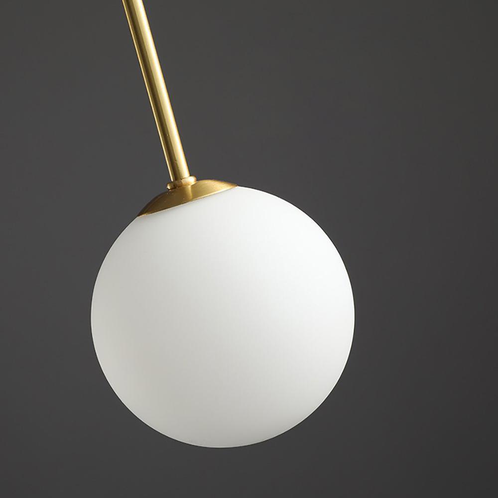 Modern LED Pendant Light | 6 Heads, Metal & Glass Design for Contemporary Indoor Spaces