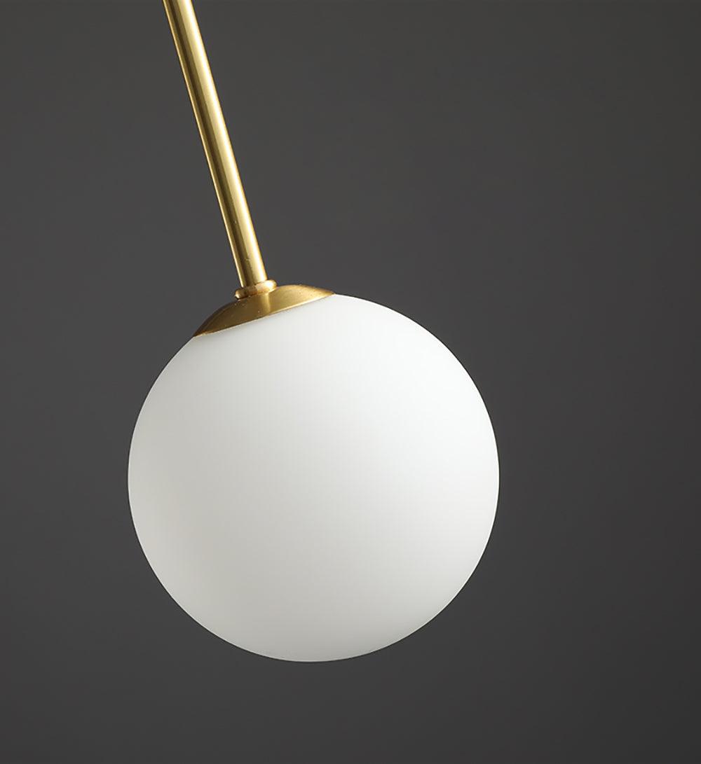 Modern LED Pendant Light | 6 Heads, Metal & Glass Design for Contemporary Indoor Spaces