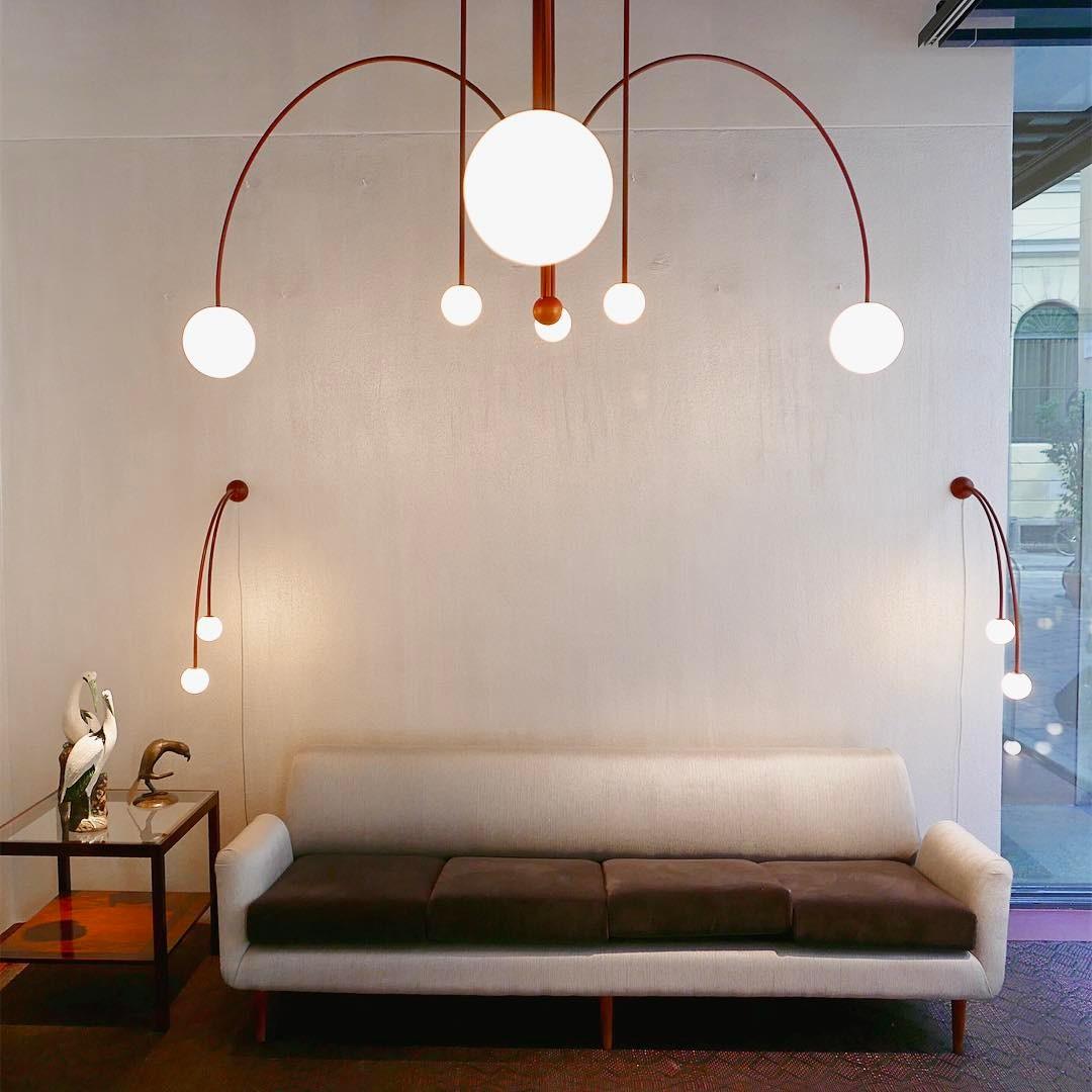 Modern LED Pendant Light | 6 Heads, Metal & Glass Design for Contemporary Indoor Spaces