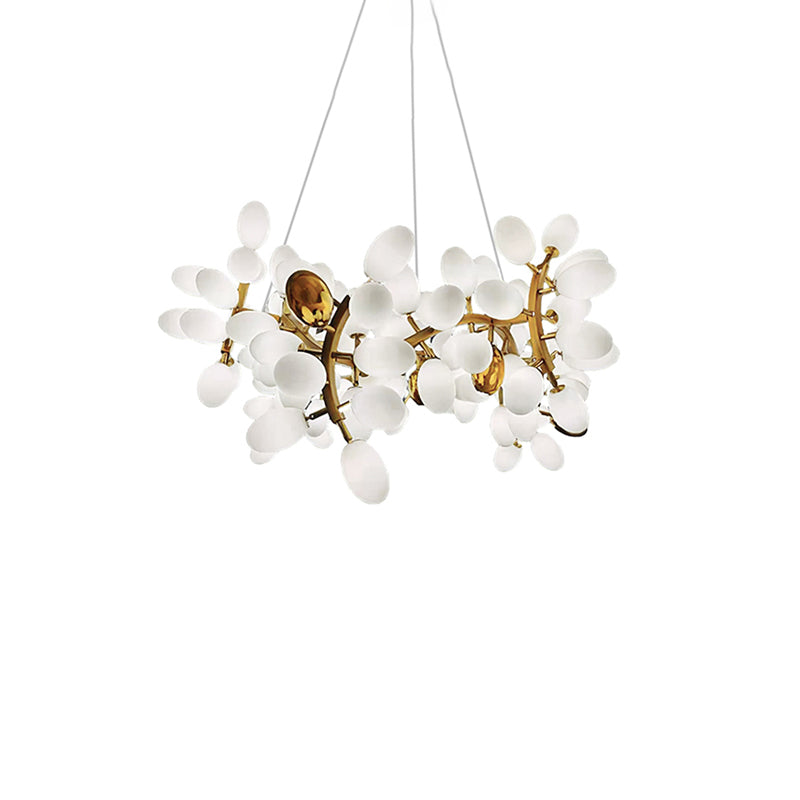 Grape Vine Bunch Chandelier Light Fixture for Dining Room & Rustic Decor