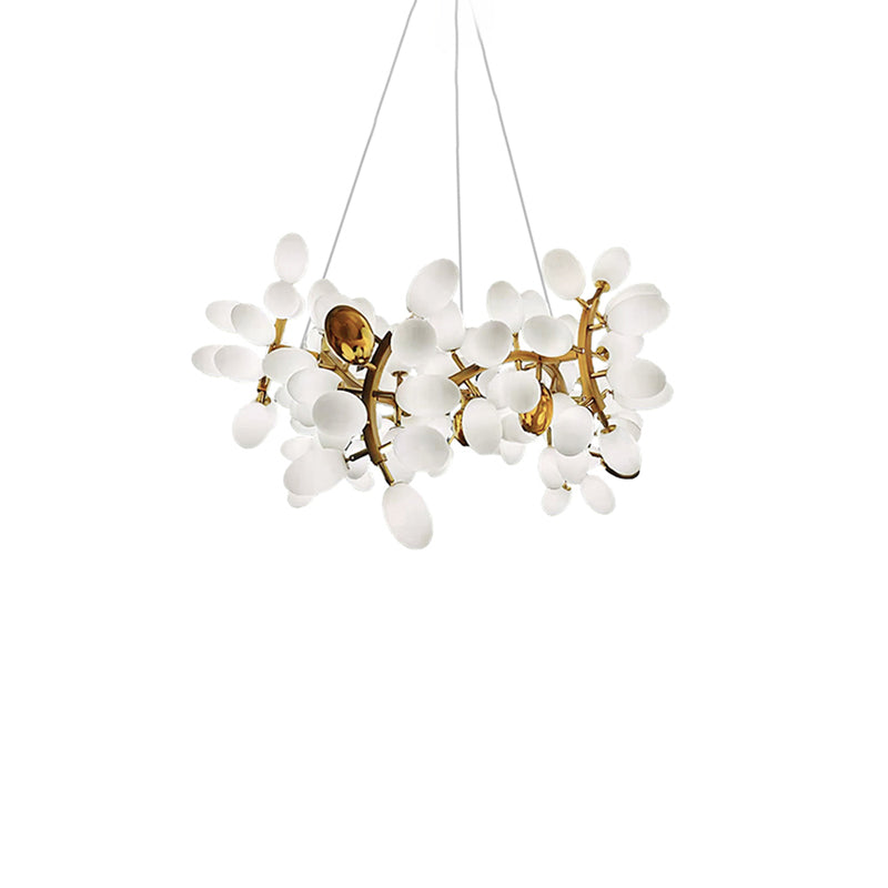Grape Vine Bunch Chandelier Light Fixture for Dining Room & Rustic Decor