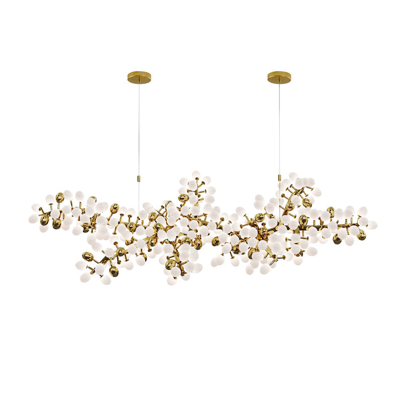 Grape Vine Bunch Chandelier Light Fixture for Dining Room & Rustic Decor