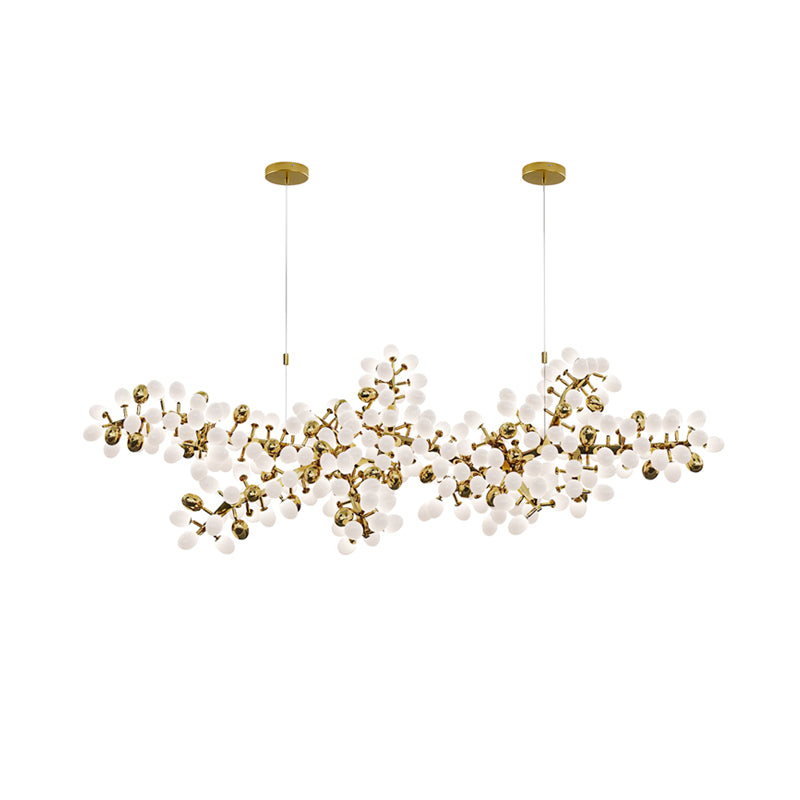 Grape Vine Bunch Chandelier Light Fixture for Dining Room & Rustic Decor
