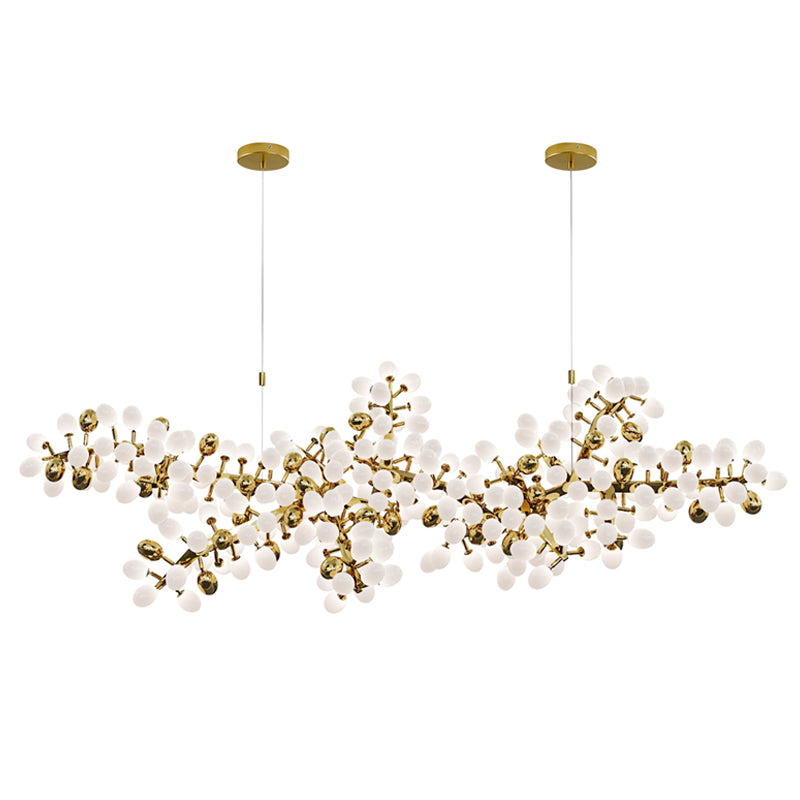 Grape Vine Bunch Chandelier Light Fixture for Dining Room & Rustic Decor