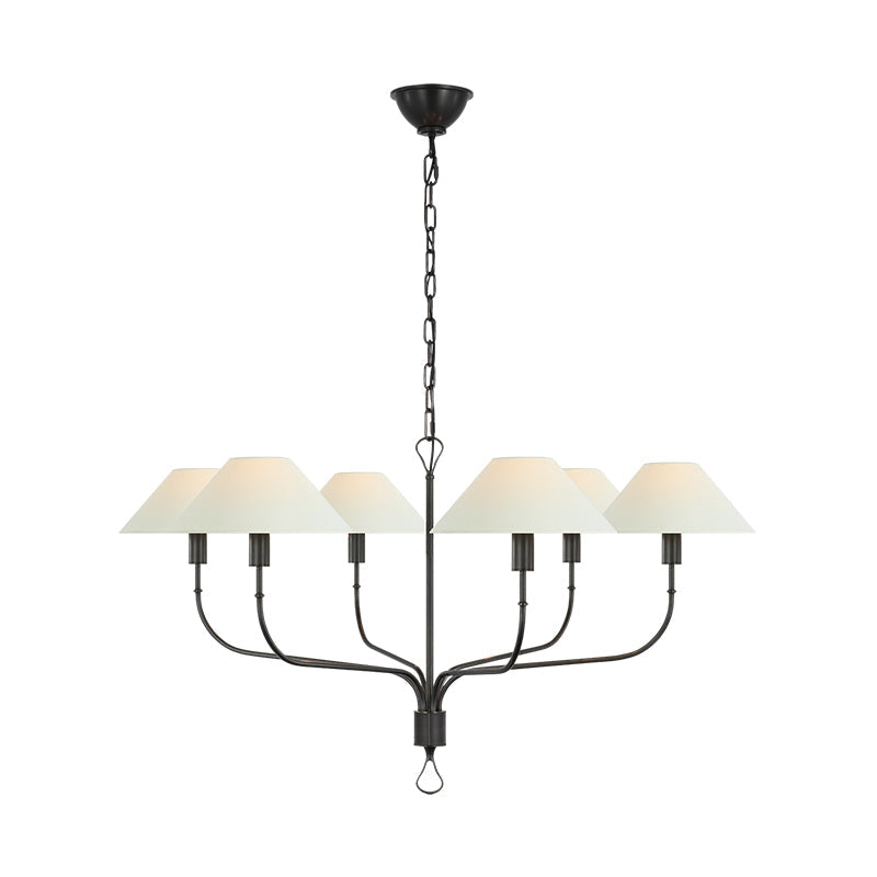 LED Chandelier Light Fixture - Modern Crystal Design for Living Room & Dining Room Decor