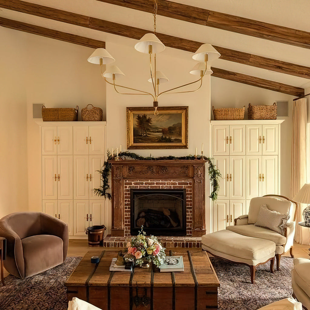 LED Chandelier Light Fixture - Modern Crystal Design for Living Room & Dining Room Decor