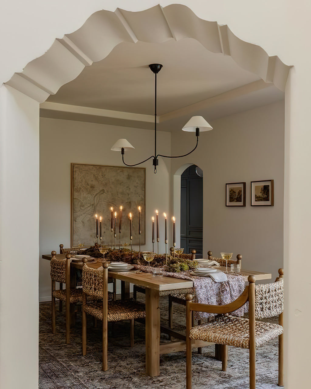 LED Chandelier Light Fixture - Modern Crystal Design for Living Room & Dining Room Decor