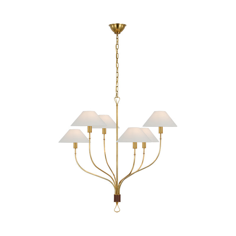 LED Chandelier Light Fixture - Modern Crystal Design for Living Room & Dining Room Decor