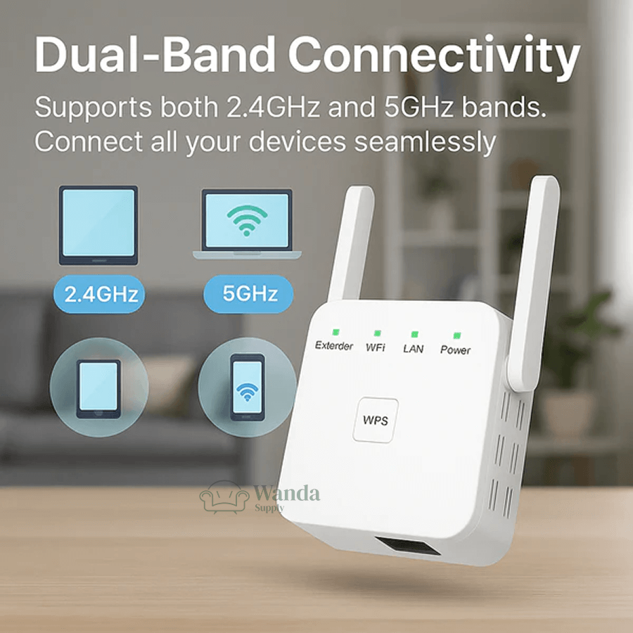 5Ghz Wireless Wi-Fi Booster Long Range Internet Extender