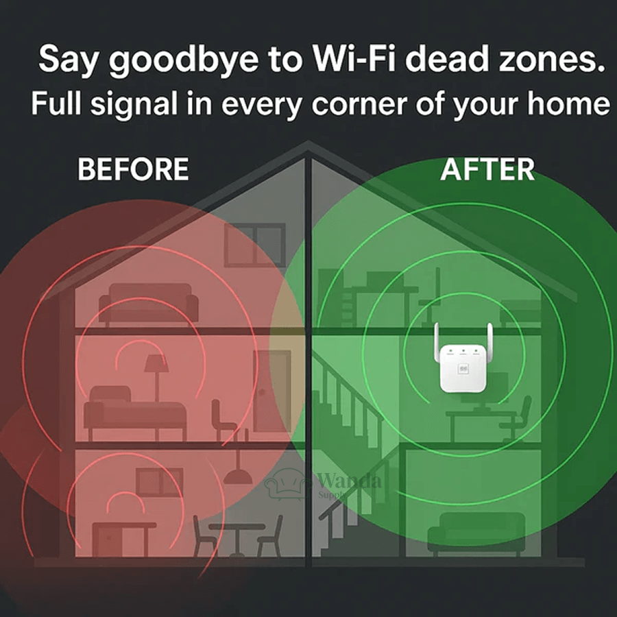5Ghz Wireless Wi-Fi Booster Long Range Internet Extender