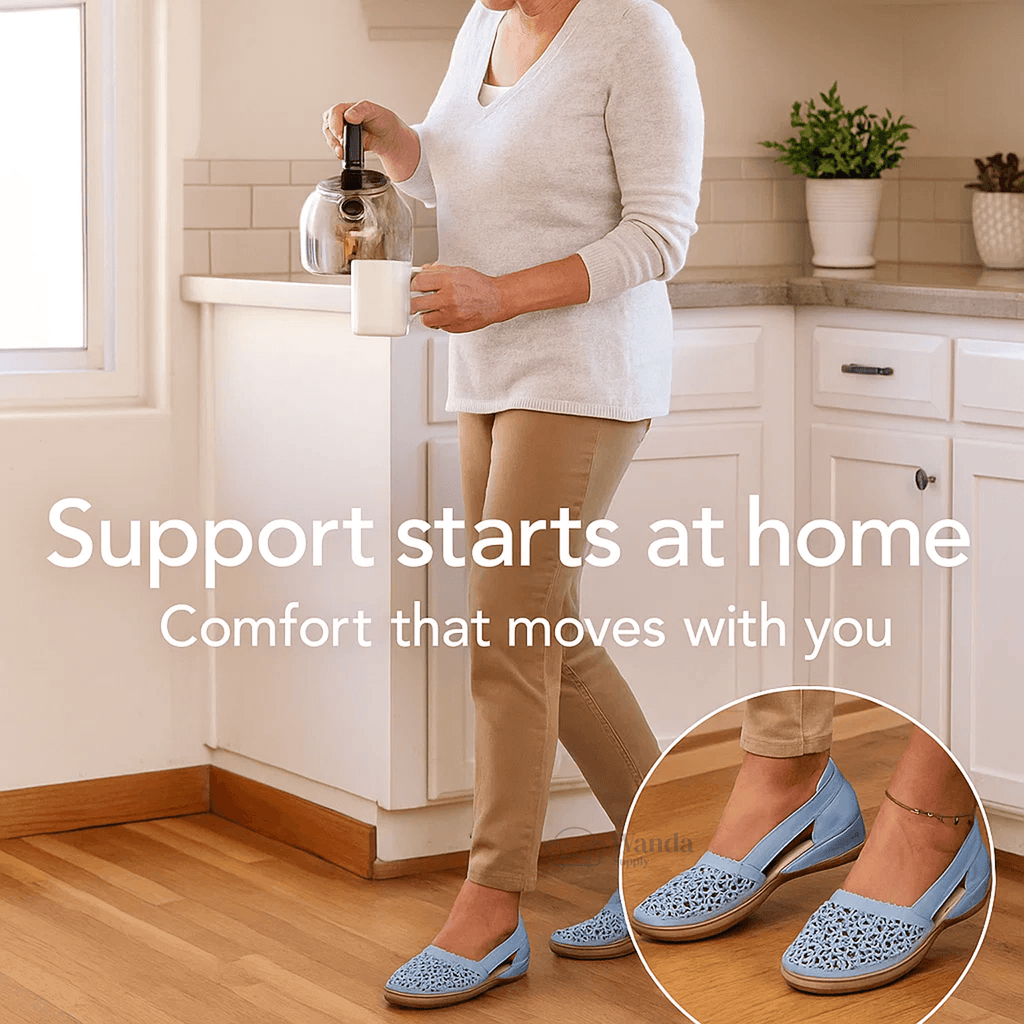 Women’s Orthopedic Sandals - Breathable & Comfortable Flat Shoes - Arch Support Lightweight Design Perfect for All-Day Wear