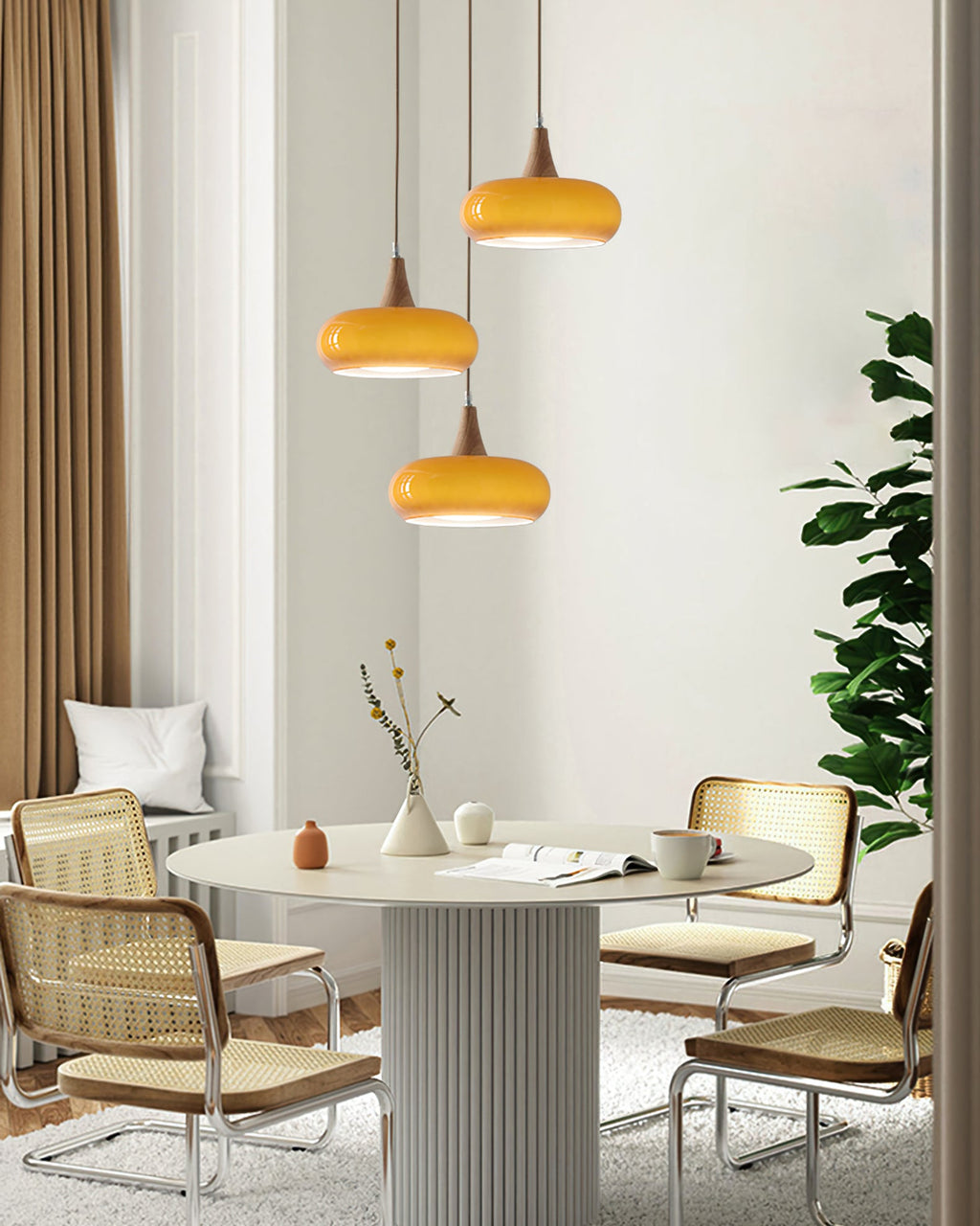 Hailie Pendant Lamp - Modern Industrial Hanging Light Fixture for Kitchen, Dining Room & Living Spaces