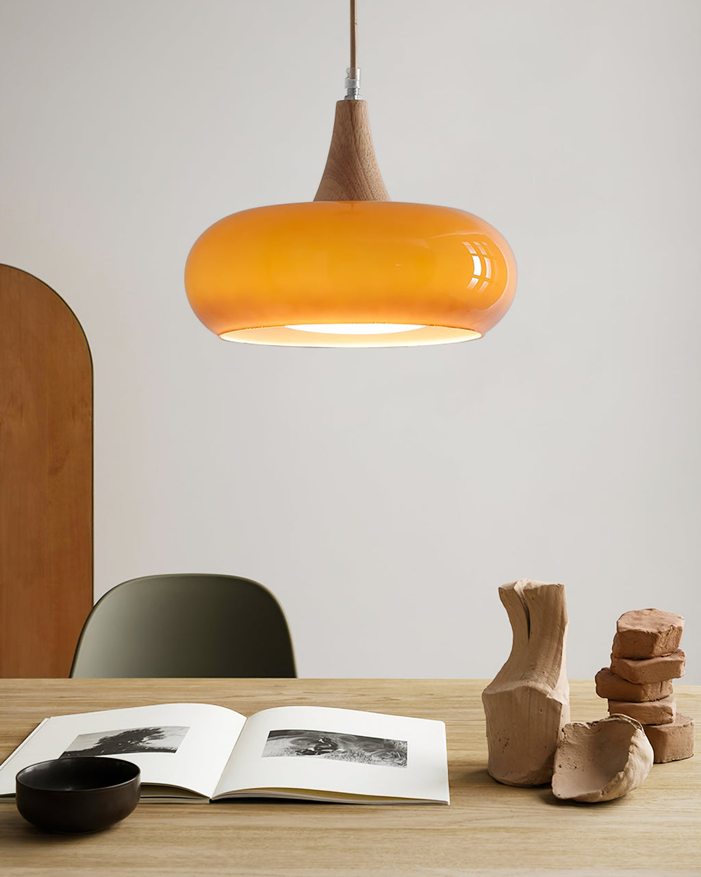 LED Pendant Lamp - Modern Adjustable Hanging Light Fixture for Kitchen Island & Dining Room