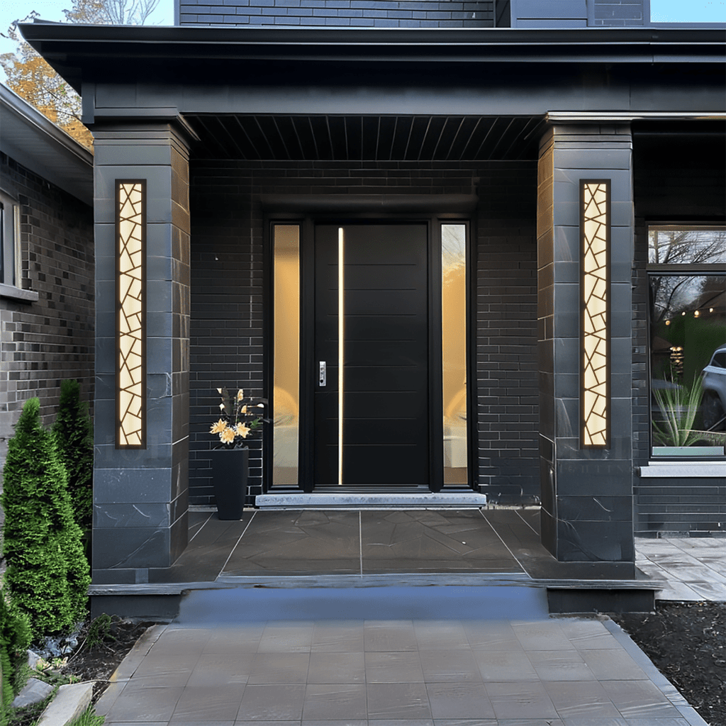 Outdoor LED Light Fixture | Sleek Modern Design, Warm White Glow & Multiple Sizes for Garden, Entryway or Yard