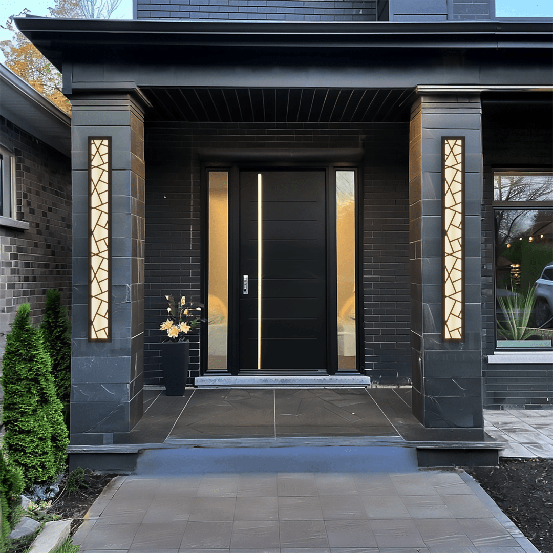 Outdoor LED Light Fixture | Sleek Modern Design, Warm White Glow & Multiple Sizes for Garden, Entryway or Yard