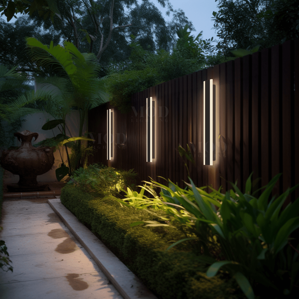 LED Outdoor Wall Light – Modern Weather-Resistant, Dimmable Exterior Sconce with 3 Color Temperatures