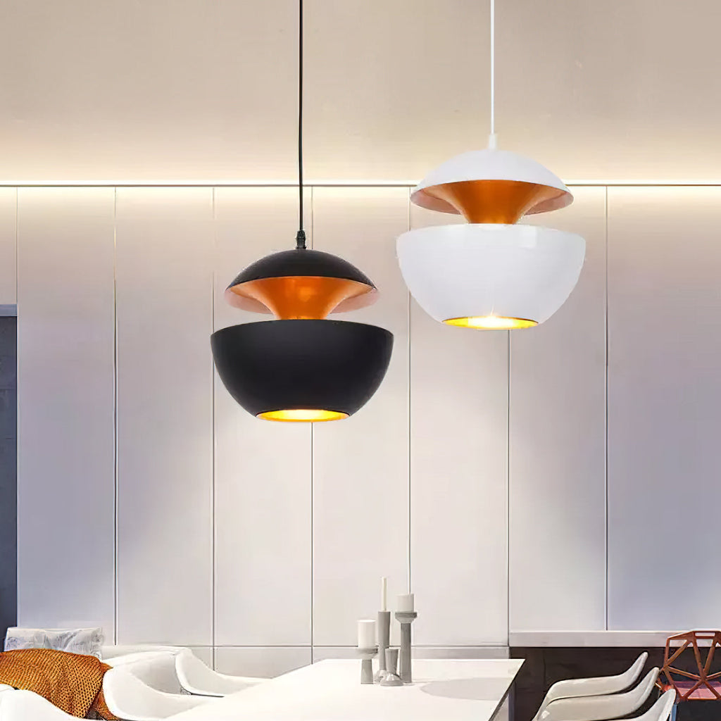 Modern Pendant Light Fixture - Sun-Inspired Design for Kitchen & Dining Room Illumination