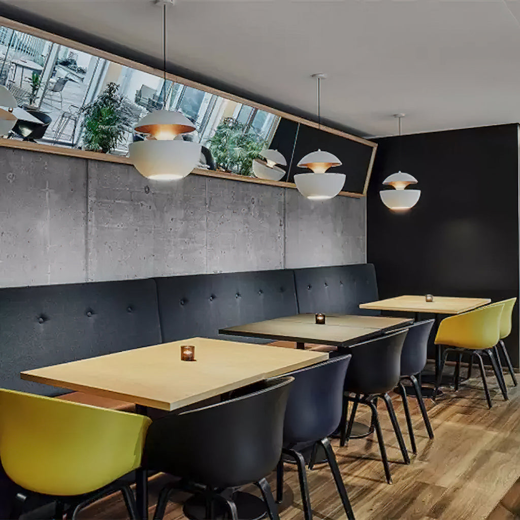 Modern Pendant Light Fixture - Sun-Inspired Design for Kitchen & Dining Room Illumination