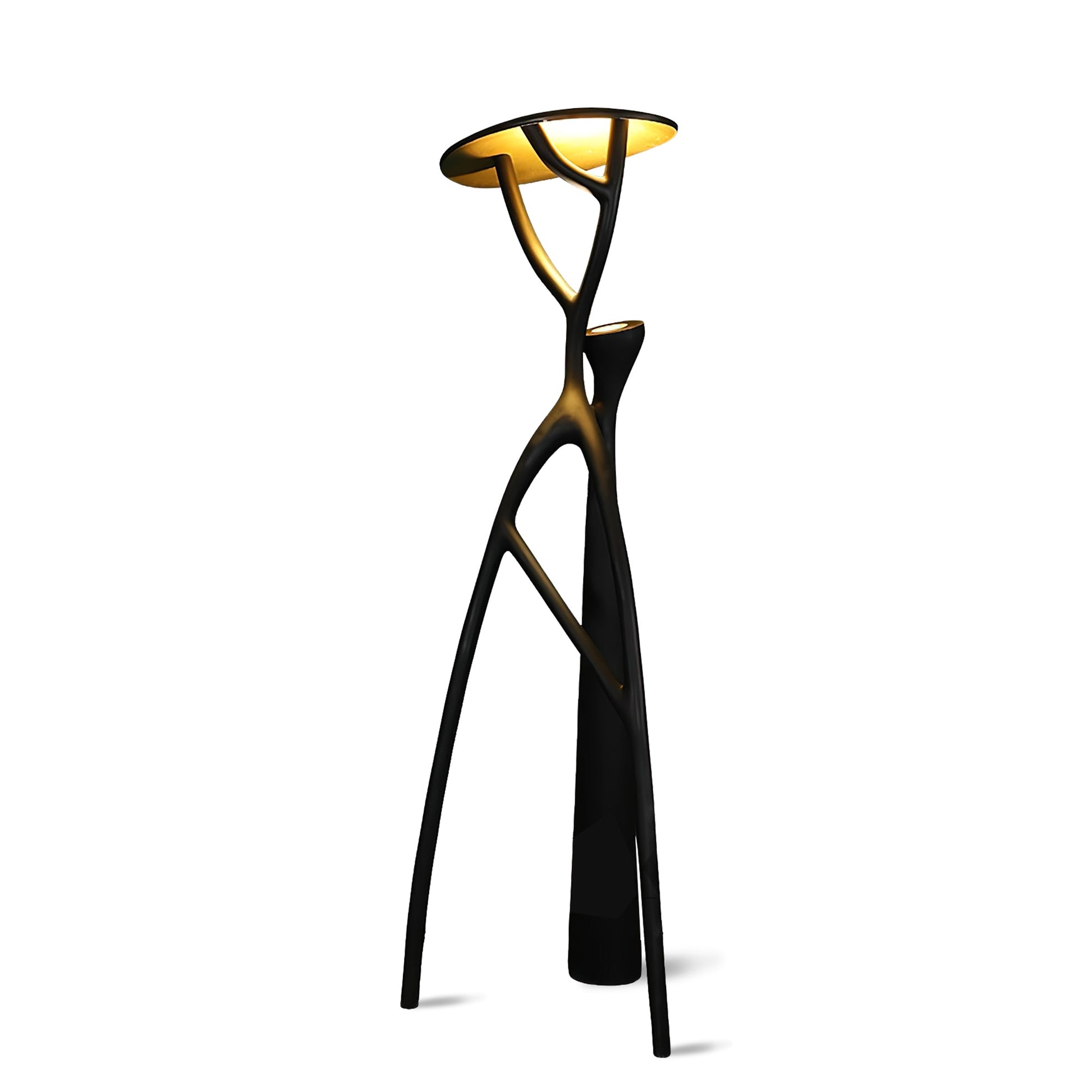 LED Humanoid Standing Floor Lamp with Adjustable Height for Living Room & Bedroom Lighting