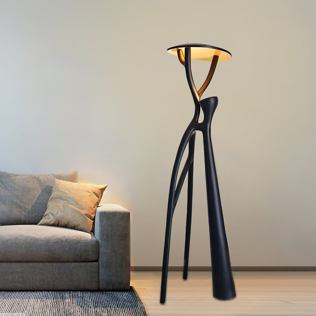 LED Humanoid Standing Floor Lamp with Adjustable Height for Living Room & Bedroom Lighting
