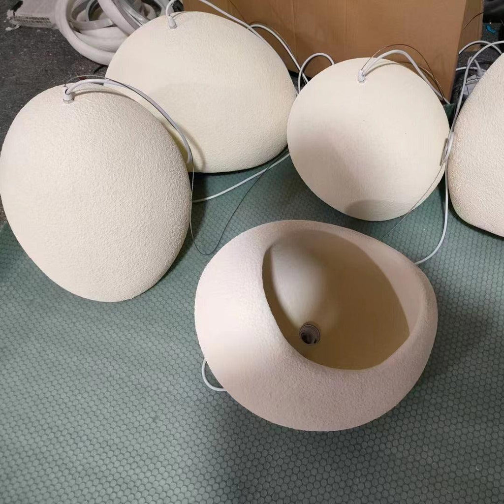 LED Cloud Pendant Light - Modern White Fixture for Living Room & Dining Room Lighting