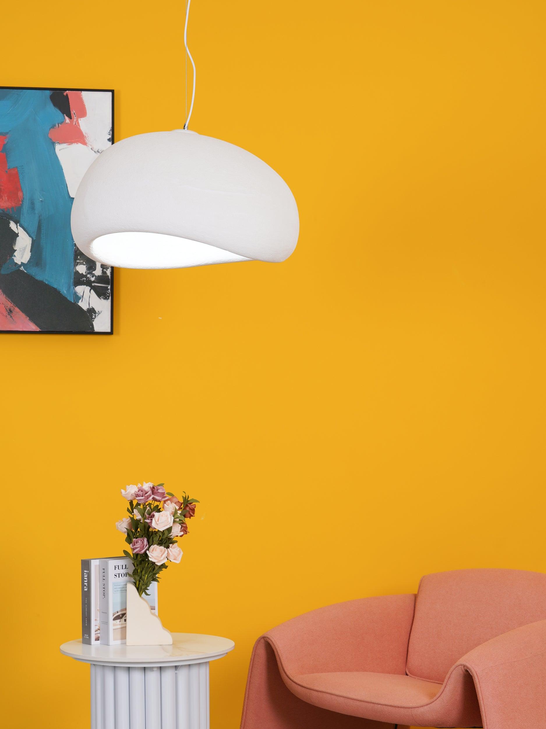 LED Cloud Pendant Light - Modern White Fixture for Living Room & Dining Room Lighting