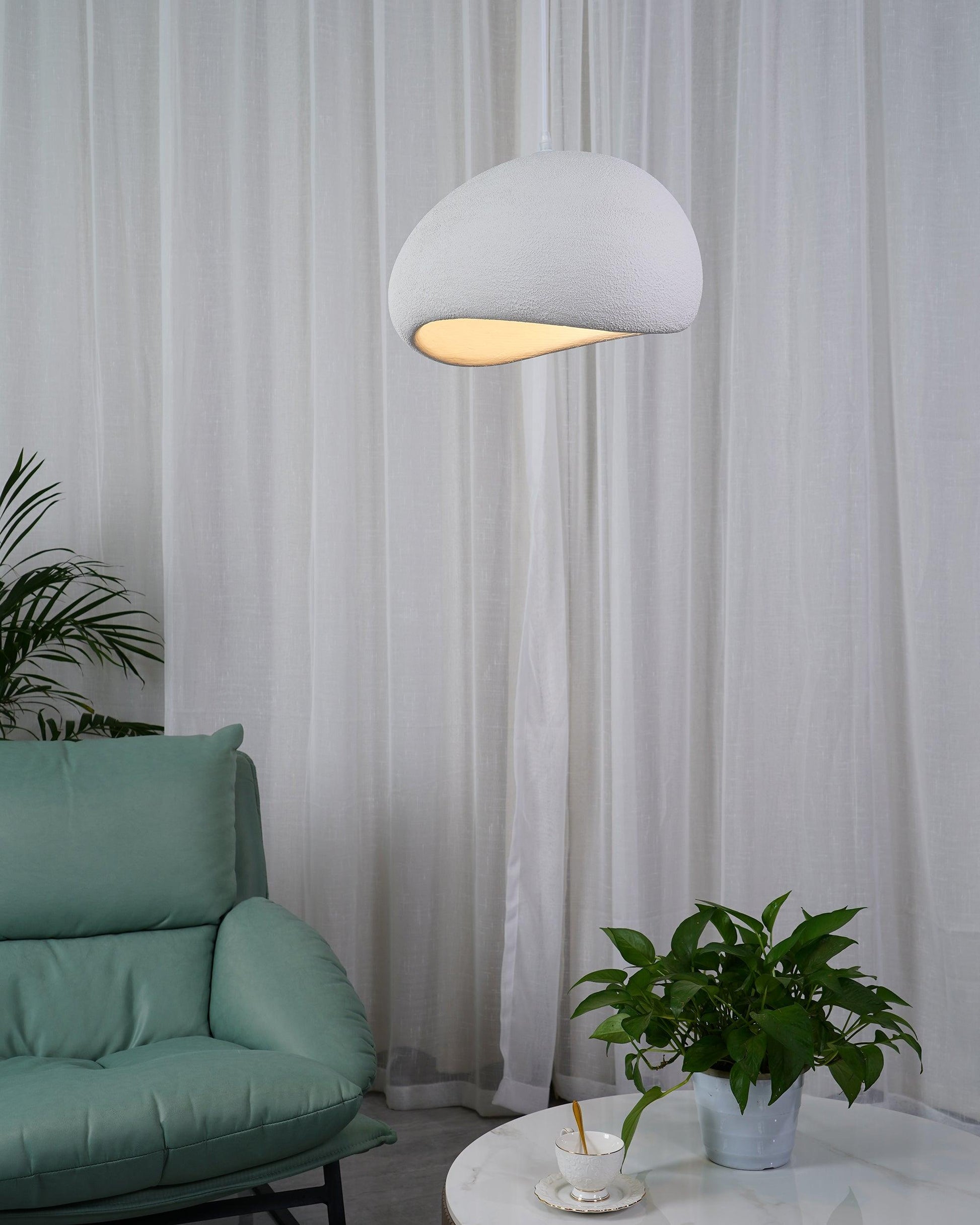 LED Cloud Pendant Light - Modern White Fixture for Living Room & Dining Room Lighting