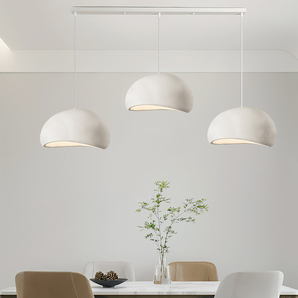 LED Cloud Pendant Light - Modern White Fixture for Living Room & Dining Room Lighting