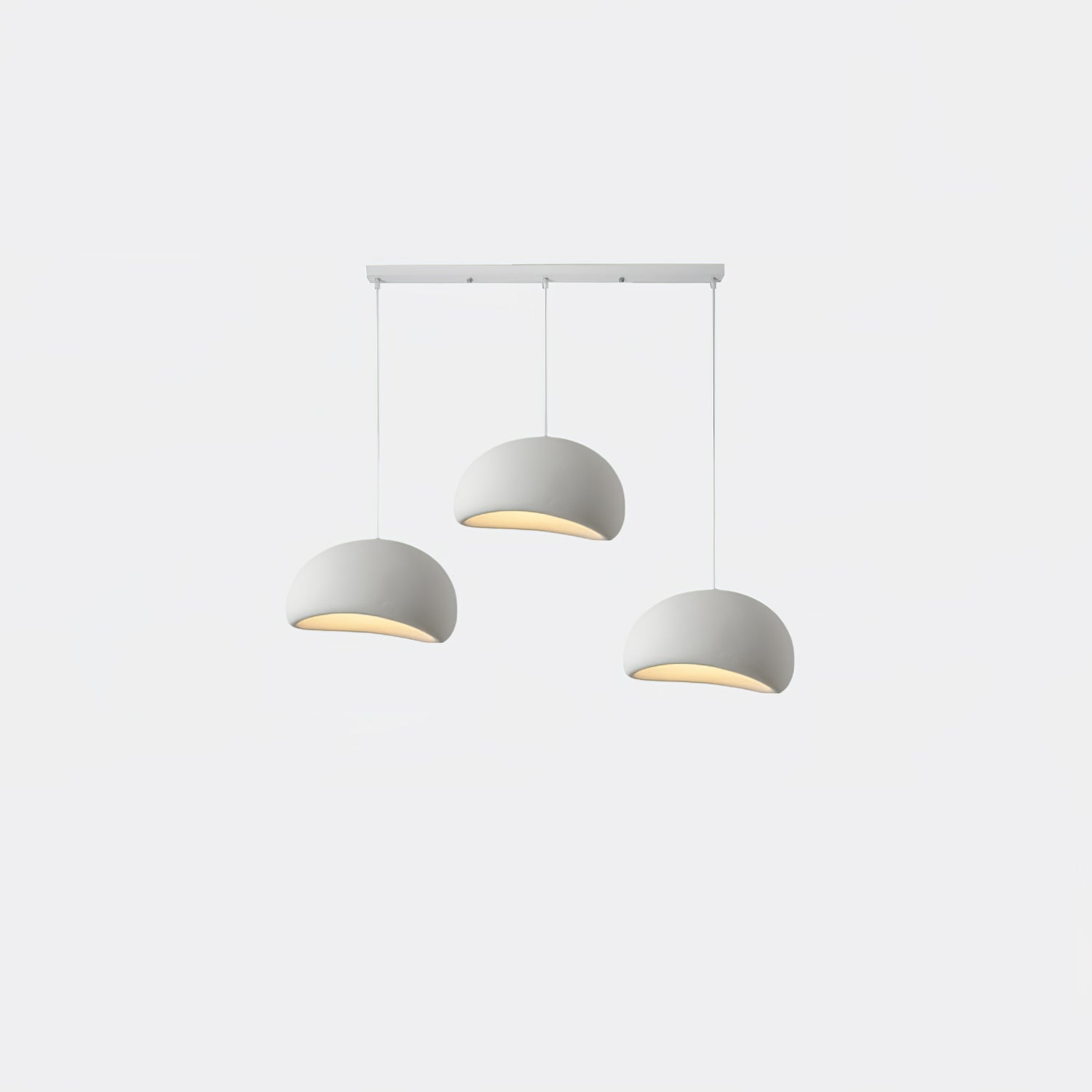 LED Cloud Pendant Light - Modern White Fixture for Living Room & Dining Room Lighting