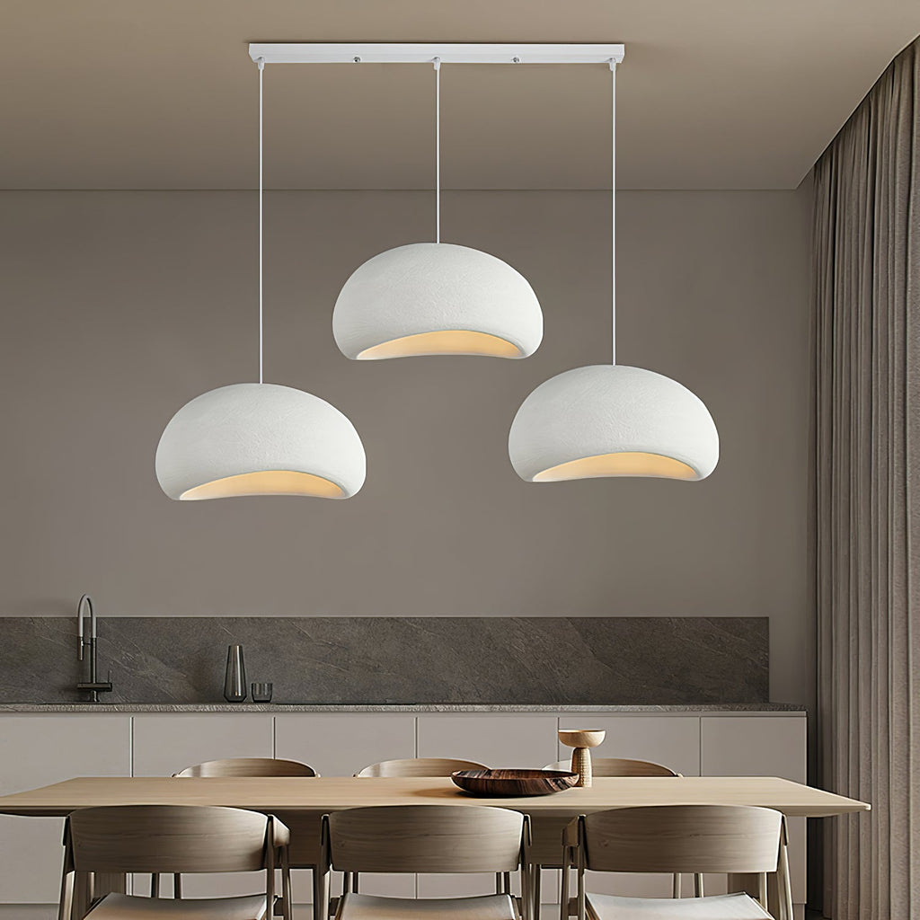 LED Cloud Pendant Light - Modern White Fixture for Living Room & Dining Room Lighting