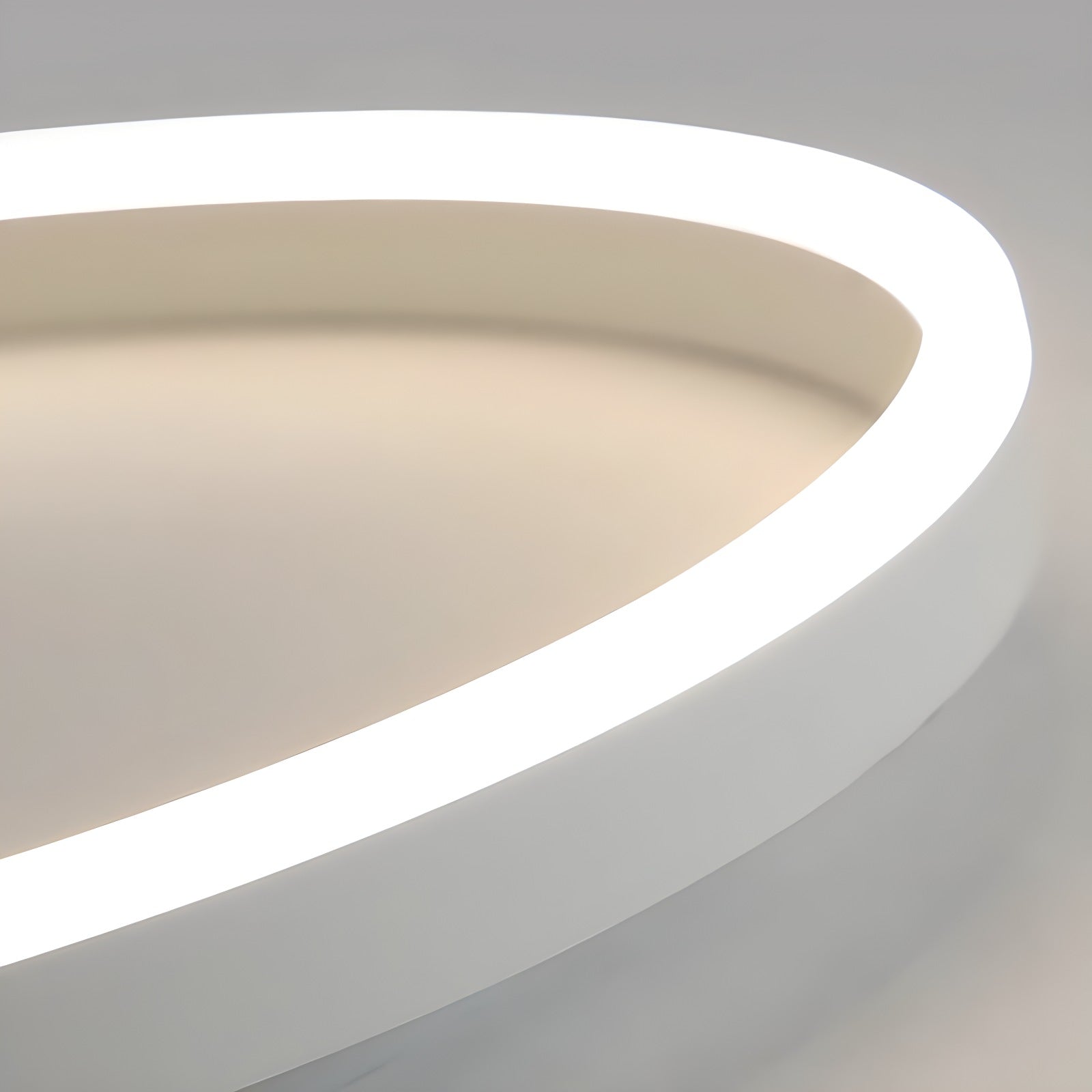 LED Circular Ceiling Lamp - Nordic Style Fixture for Bedroom Lighting & Home Decor
