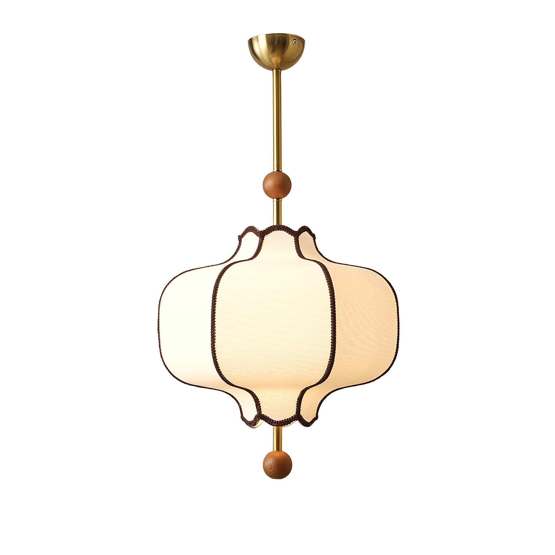 Lantern Fabric Pendant Light | Adjustable Size, Soft Ambient Glow & Ideal for Indoor Spaces