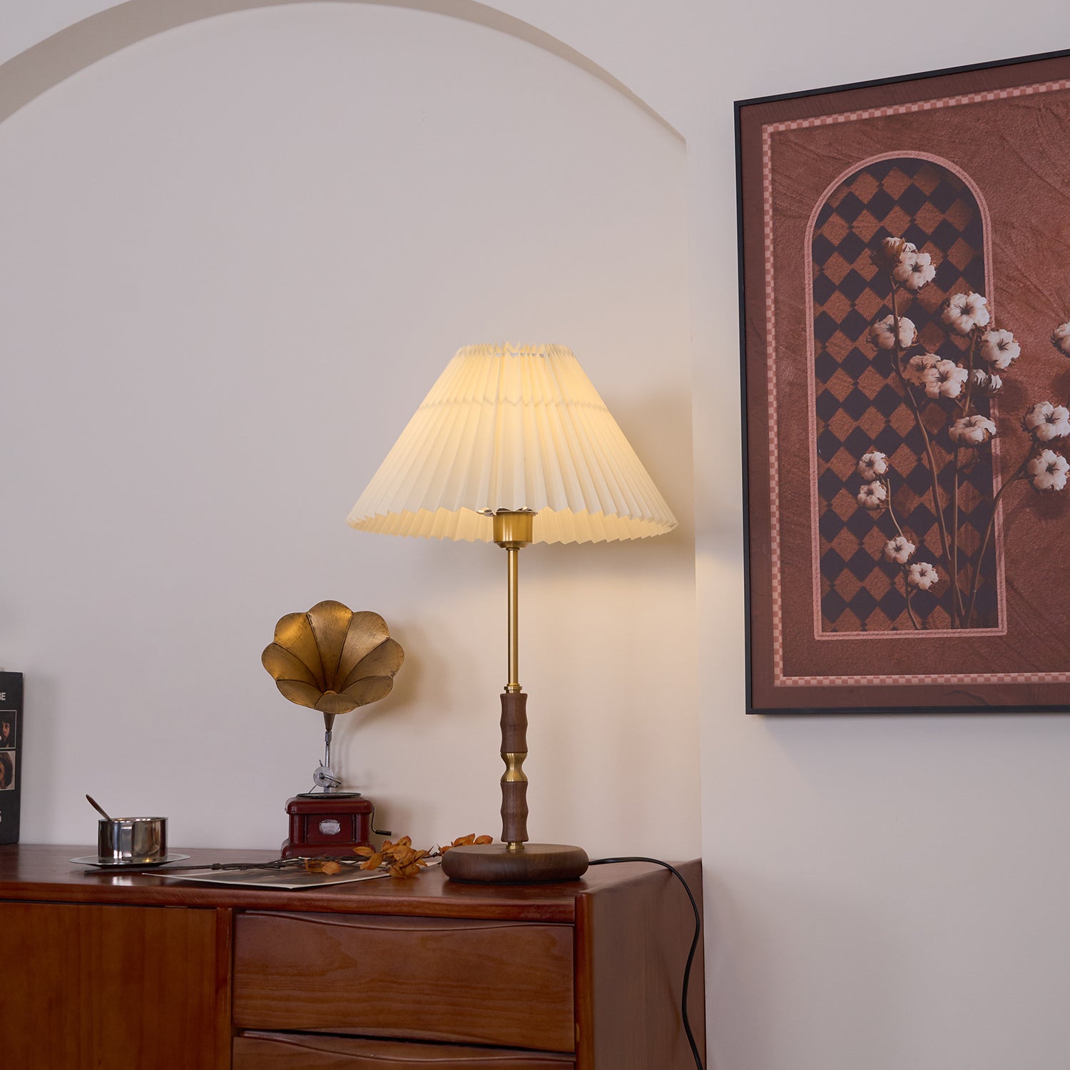 LED Table Lamp with Adjustable Brightness and Modern Design for Home Office & Living Room Use