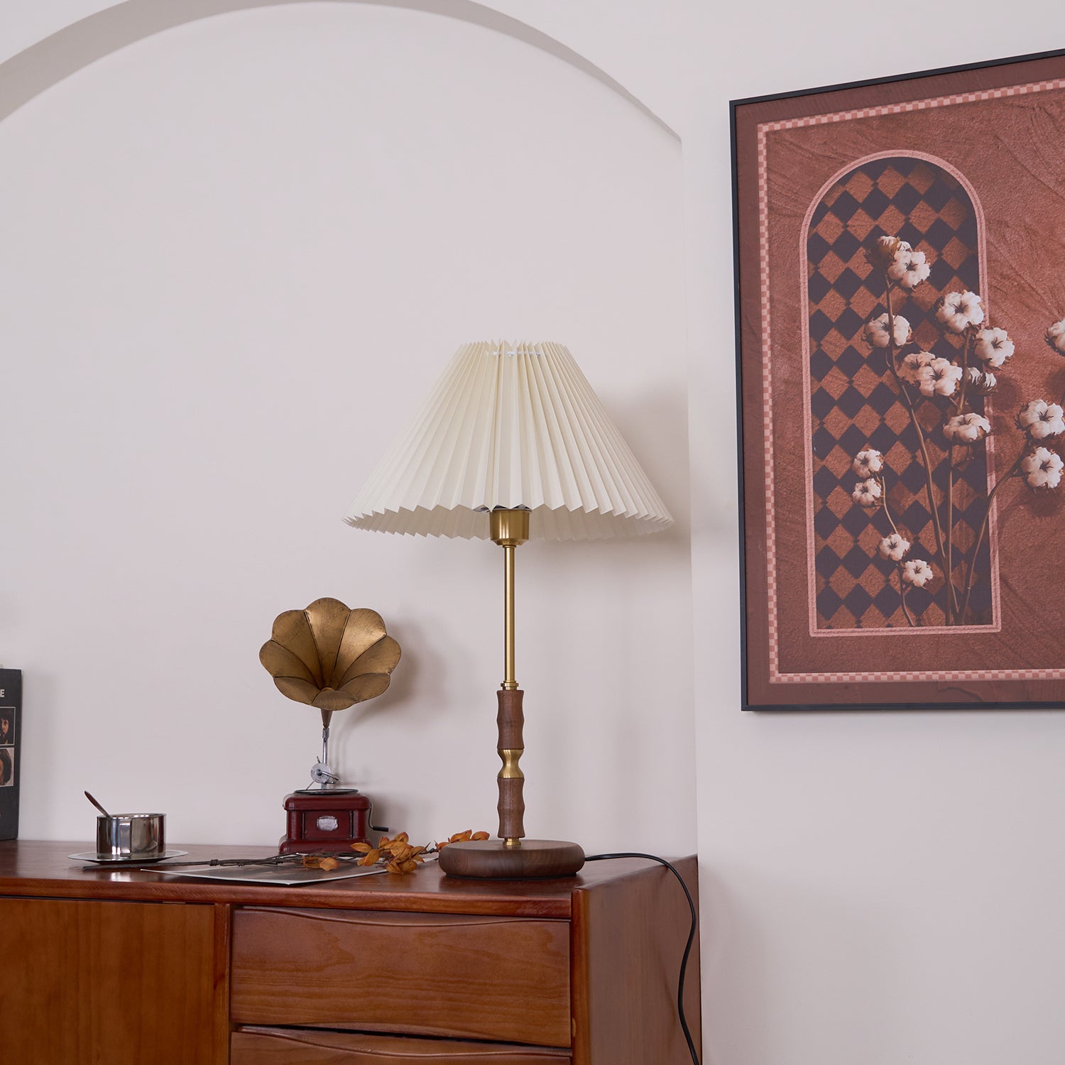 LED Table Lamp with Adjustable Brightness and Modern Design for Home Office & Living Room Use