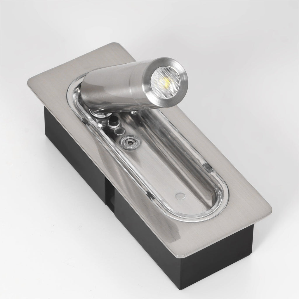 LED Reading Lamp with Adjustable Arm and Warm Light for Home Office & Bedroom Use