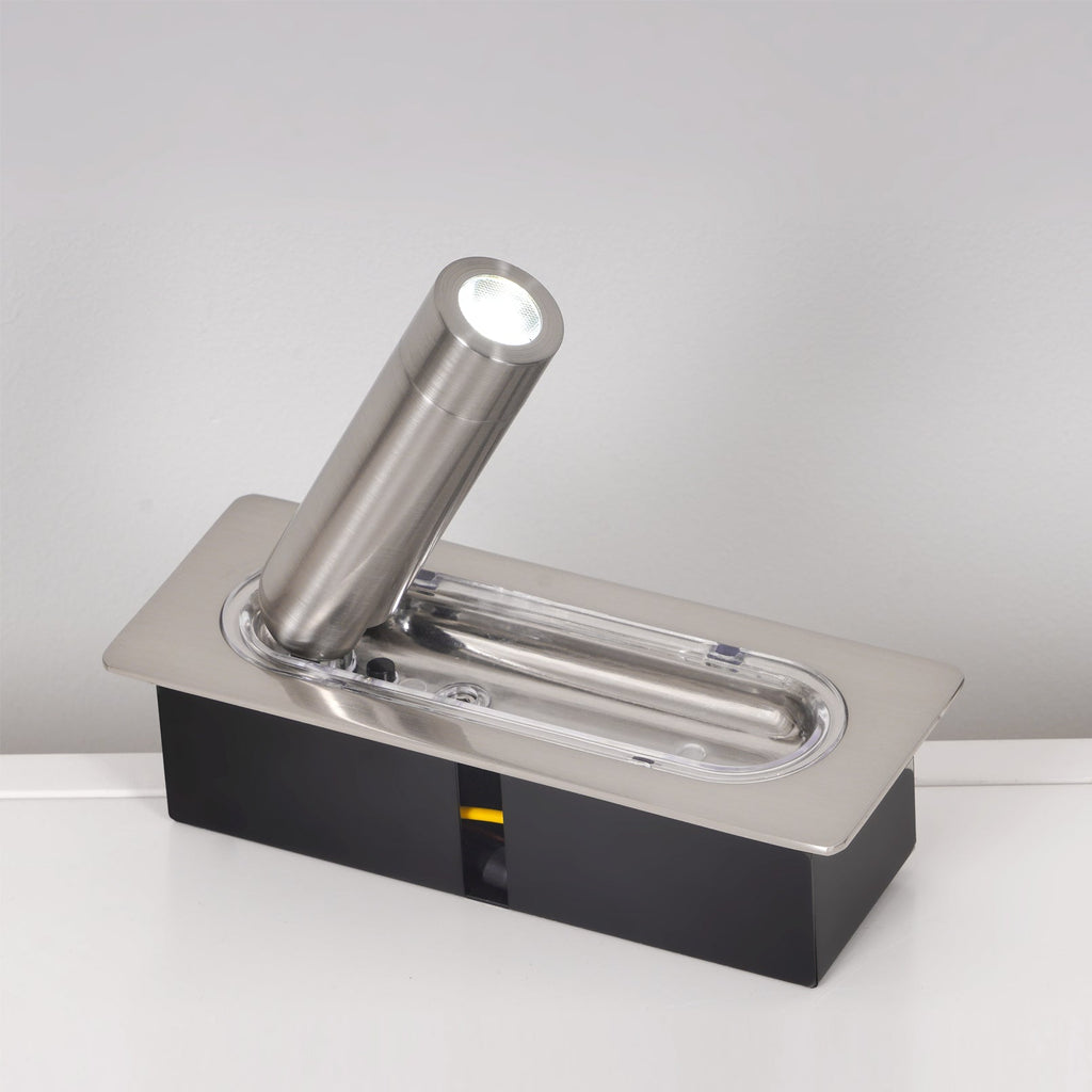 LED Reading Lamp with Adjustable Arm and Warm Light for Home Office & Bedroom Use