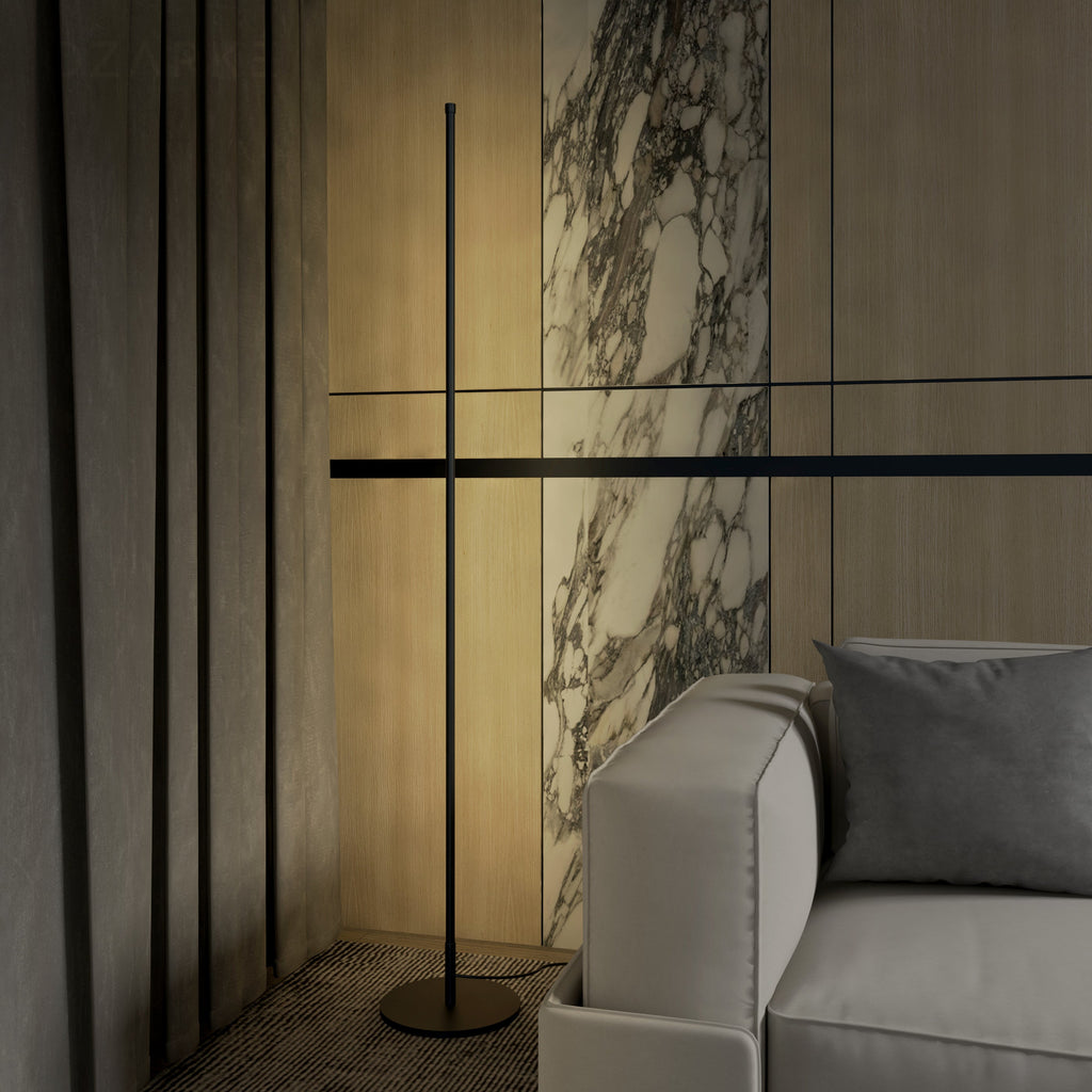 LED Floor Lamp with Adjustable Height and Modern Design for Living Room & Bedroom Lighting