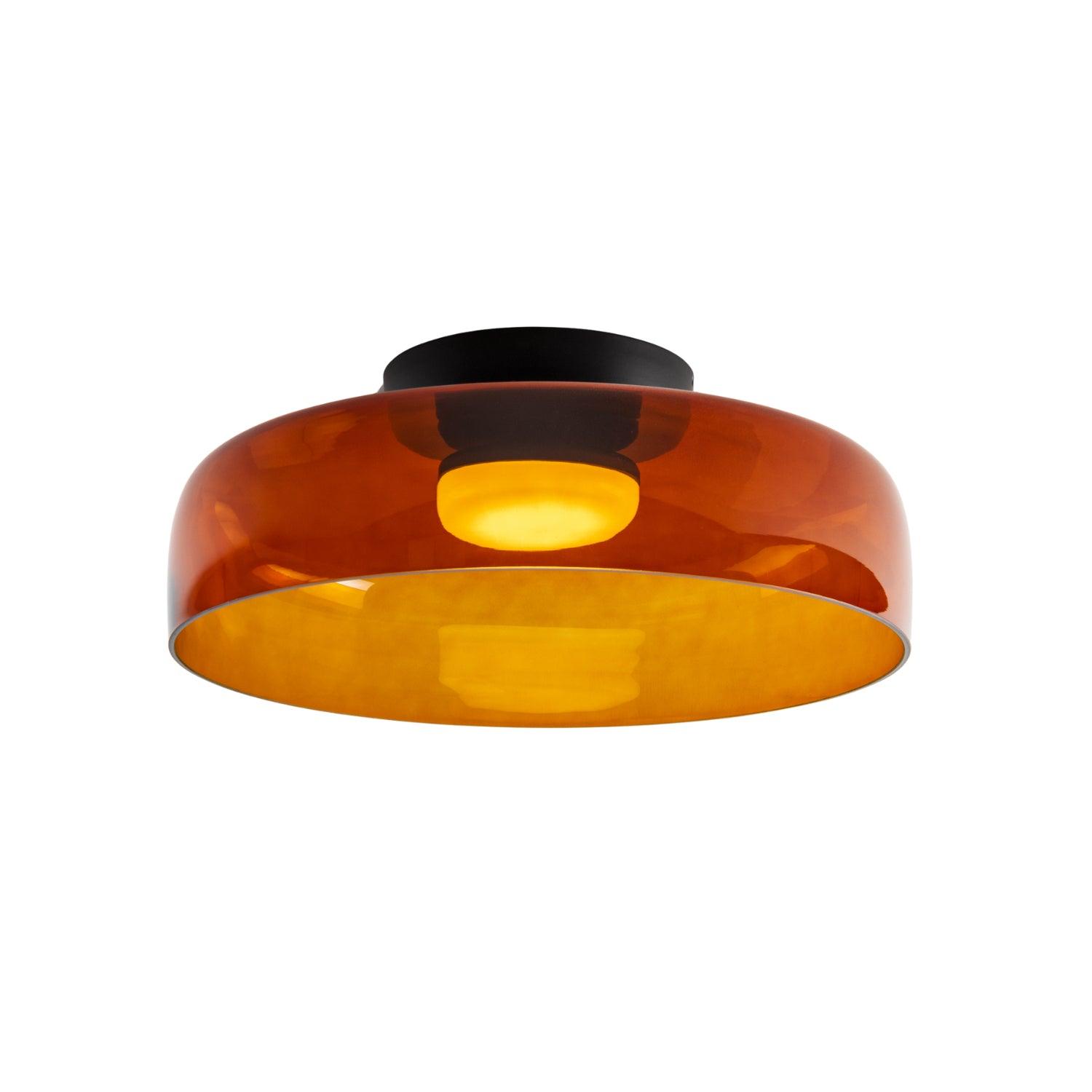 LED Flush Mount Ceiling Light - Modern White Fixture for Living Room, Kitchen & Hallway Lighting