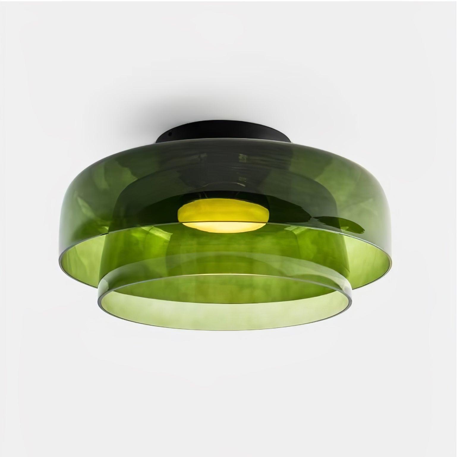 LED Flush Mount Ceiling Light - Modern White Fixture for Living Room, Kitchen & Hallway Lighting