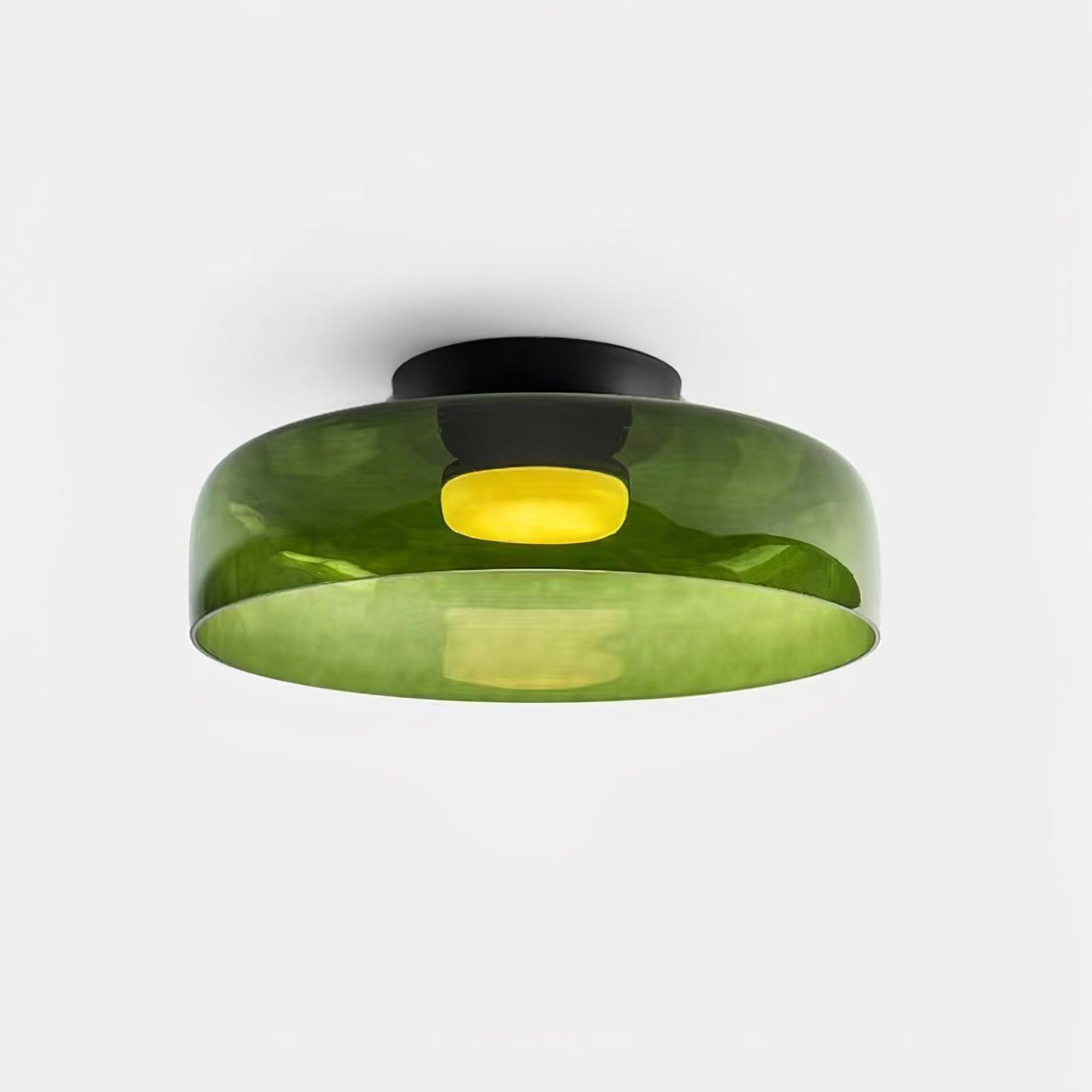 LED Flush Mount Ceiling Light - Modern White Fixture for Living Room, Kitchen & Hallway Lighting